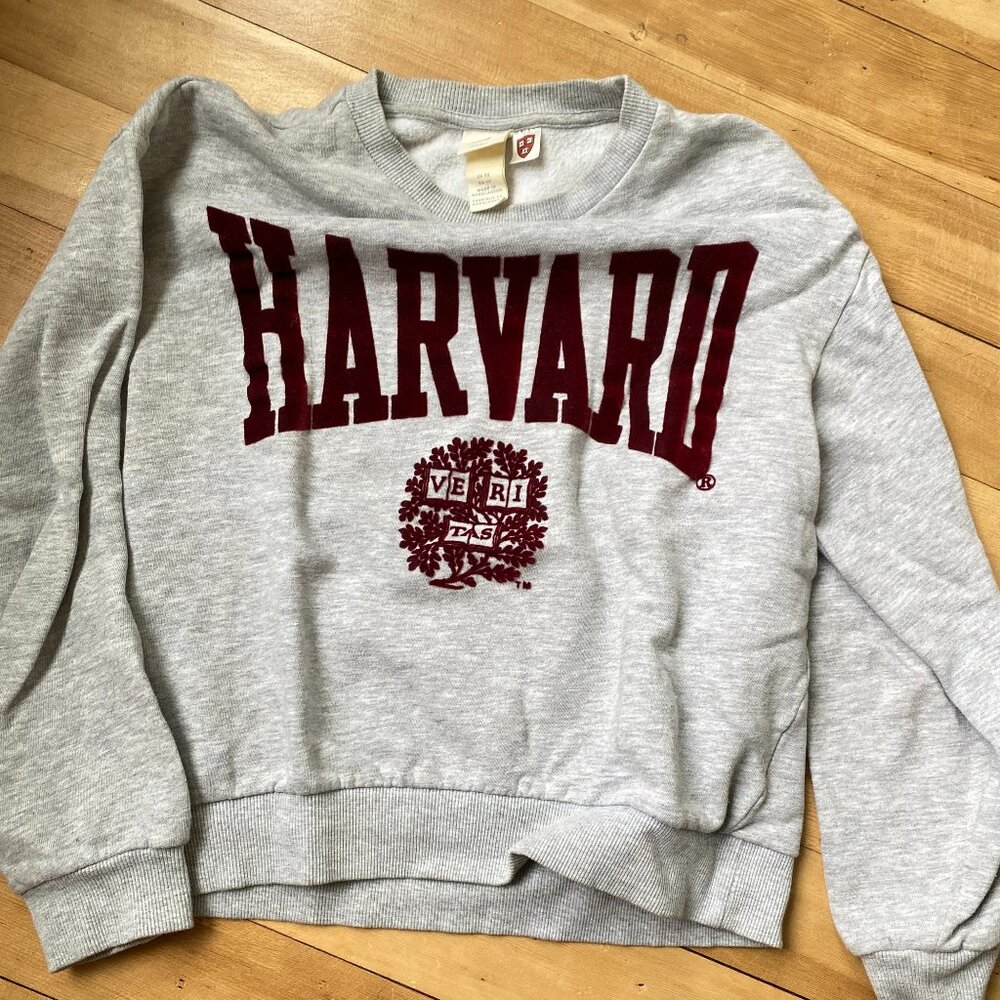 Crew Neck H&M Sweatshirt Harvard Logo Womens XS